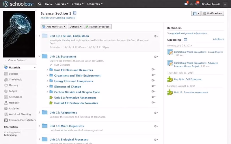 Schoology LMS Course Materials