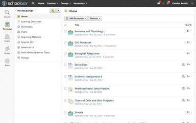 Schoology LMS My Resources