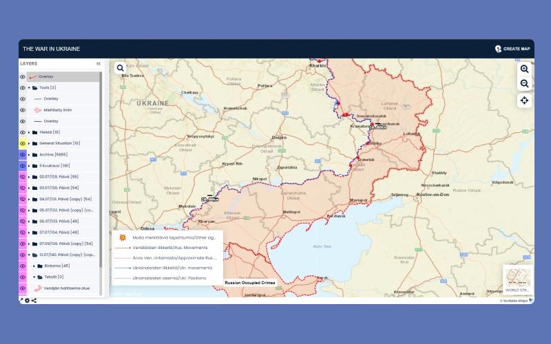 Scribble Maps Locator