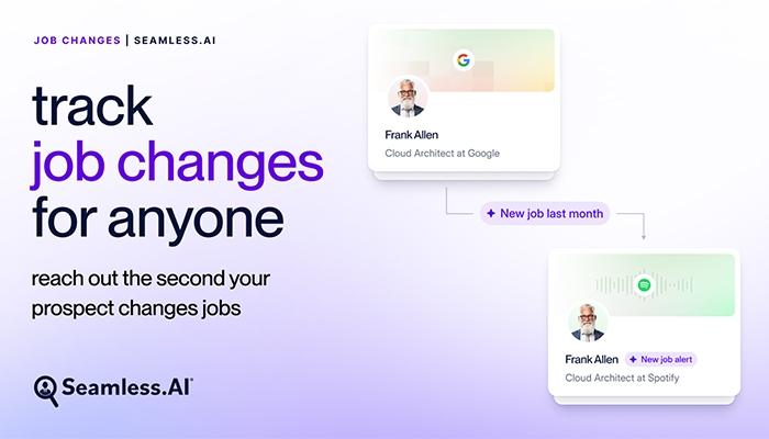 Seamless AI Track Job Changes for Anyone