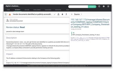 SearchLight Data Loss Detection