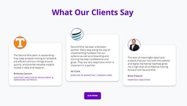 Second Mile Hubspot Feedback