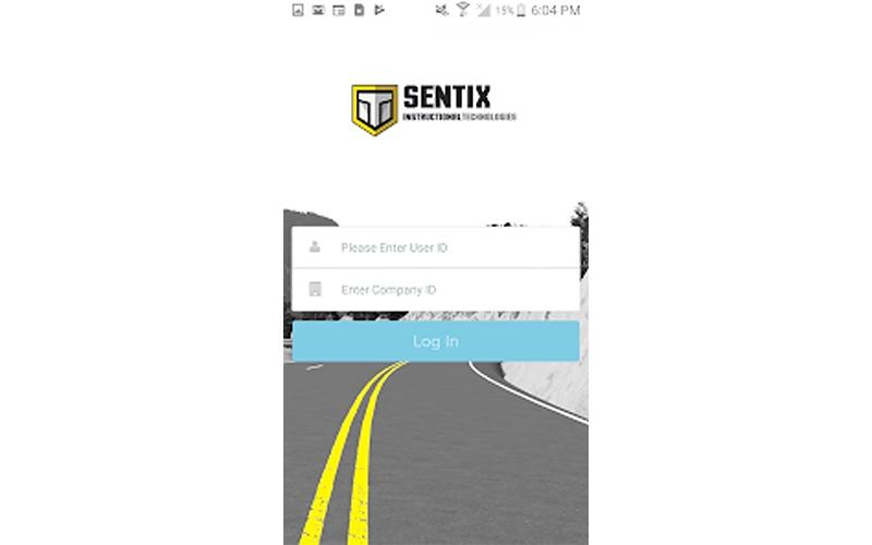 Sentix Login Page