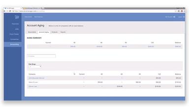 ServeManager account aging