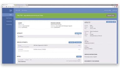 ServeManager affadavits