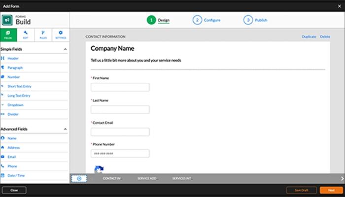 Service Autopilot New Form Builder