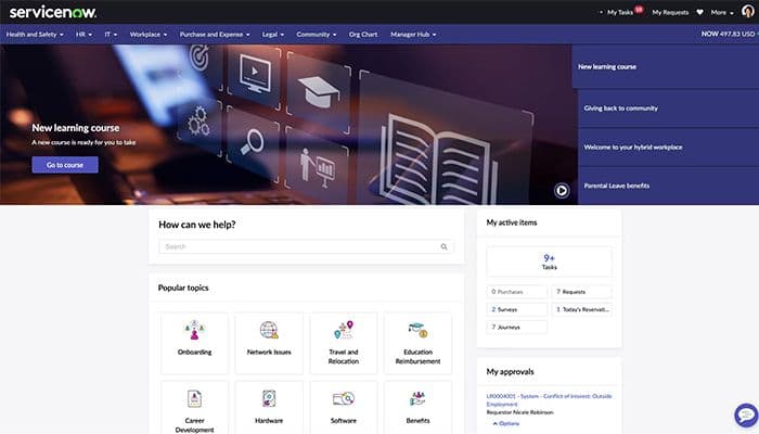 ServiceNow HR Learning course