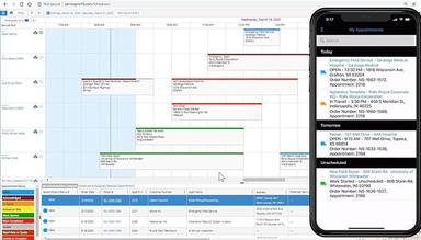 Service Technician scheduling appointments