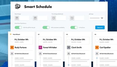 ServiceTitan schedules