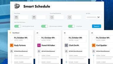 ServiceTitan schedules