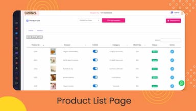 SetMyCart Product List