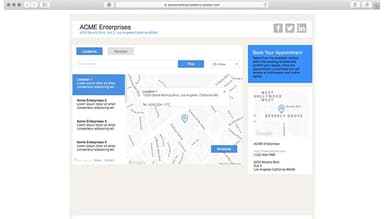 Setster Example booking page