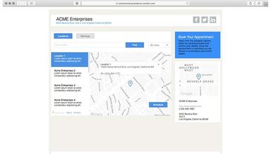 Setster Example booking page