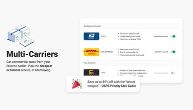 ShipSaving Multi Carriers