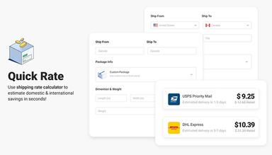ShipSaving Quick Rate