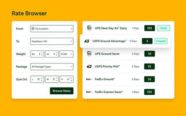 ShipStation Rate Browser