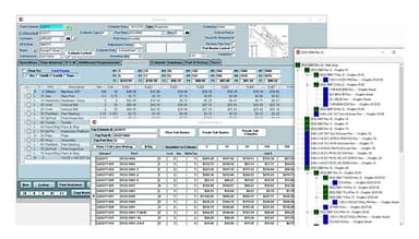 Shop Keeper Job Control Navigate and quote complex multi-level assemblies