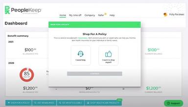 Shop for a Policy PeopleKeep