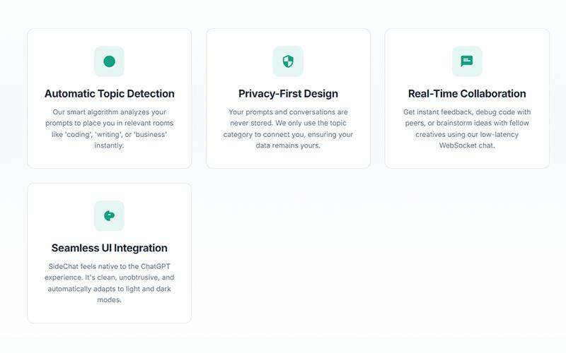 SideChat Features