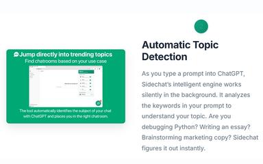 SideChat Automatic Topic Detection