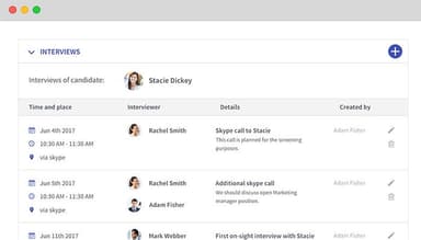 Simplicant Interview Management