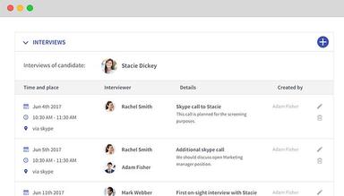 Simplicant Interview Management