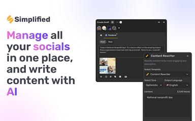 Simplified Write Content With AI
