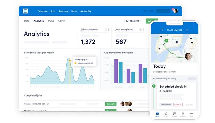 Skedulo Gain insight into workforce trends with access to key data & reporting capabilities