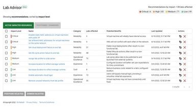 Skillable Lab Advisor Beta home