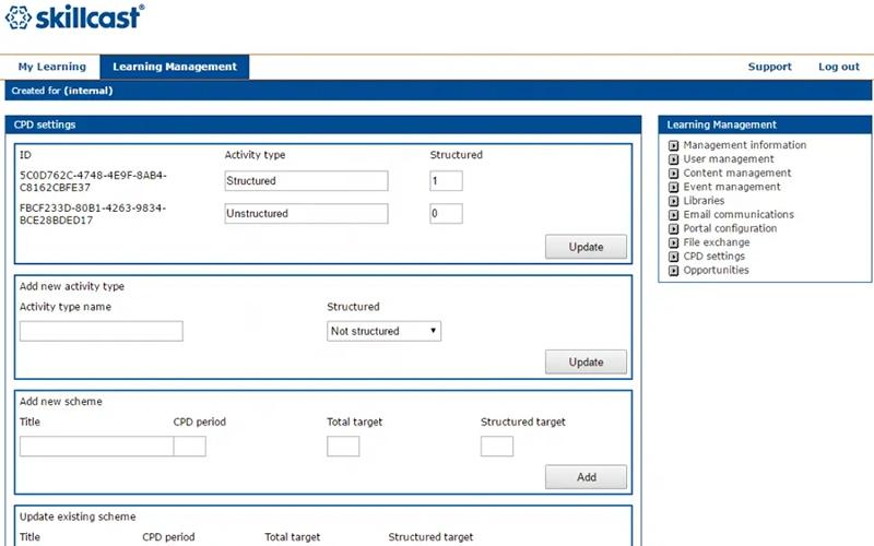 Skillcast Content Management