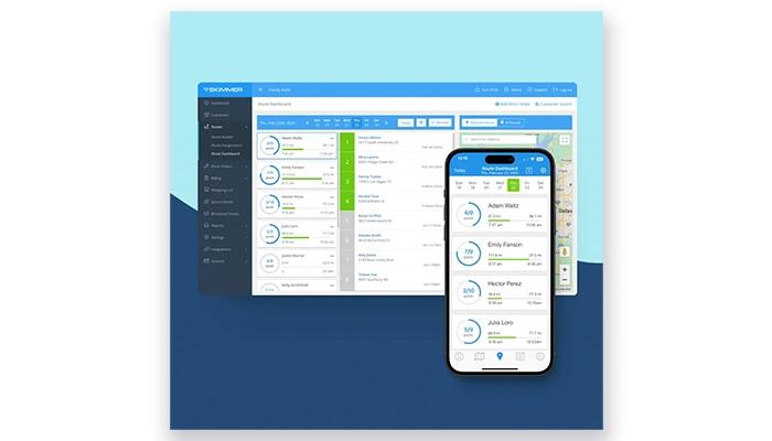 Skimmer mobile interface