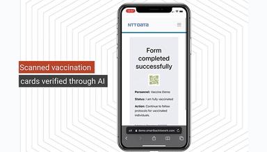 NTT DATA Consulting Services Scanned Vaccination