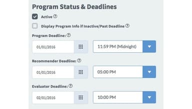 Smarter Select program status