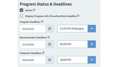 Smarter Select program status