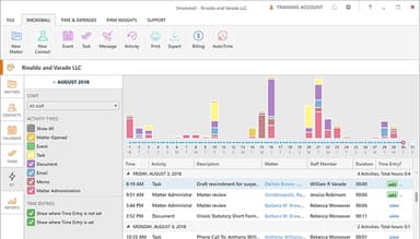 Smokeball Activity Intelligence