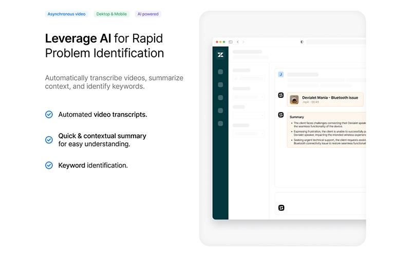 SnapCall AI For Problem Identification