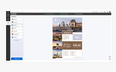 Whether you're working with contracts, manuals, or reports, the Translate tool helps you quickly understand and adapt content, all within a few clicks.