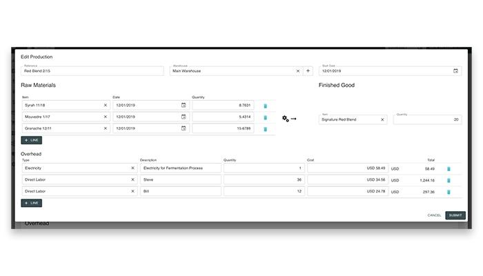 SoftLedger Inventory and Manufacturing