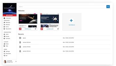 Solodev-CMS-website-dashboard-for-managing-multisite