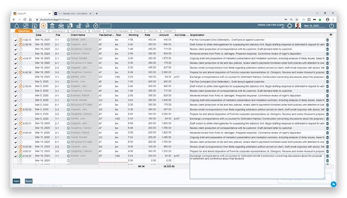 Soluno Time Sheet