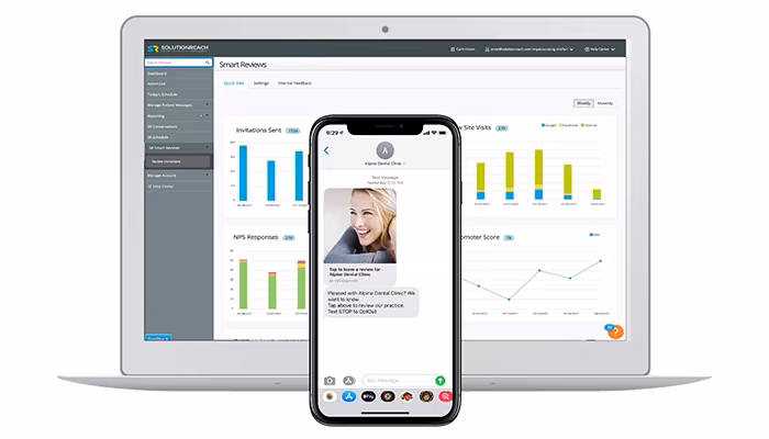 Solutionreach Review Dashboard