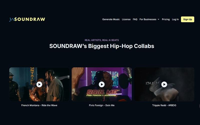 Soundraw Dashboard