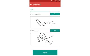 Speed Customer And Staff Signature