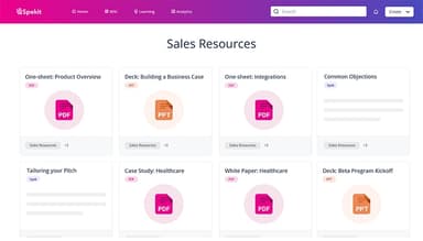 Spekit Centralize resource answers content and training