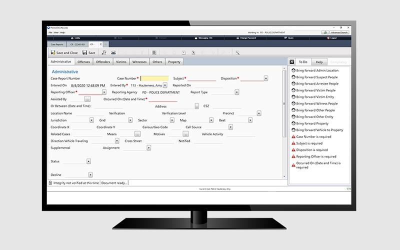 Spillman Records Management Software