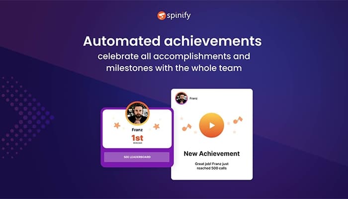 Spinify Team Achievement Celebrations