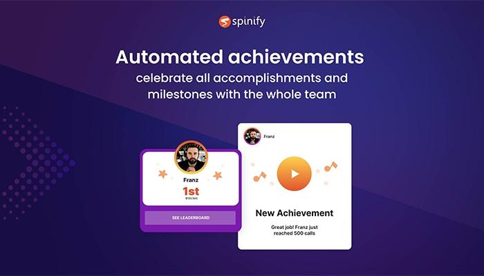 Spinify Team Achievement Celebrations