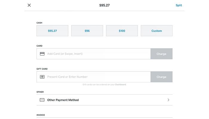 Square for Retail payment processing