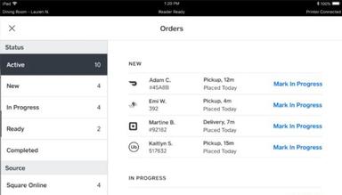 Square for Retail view orders