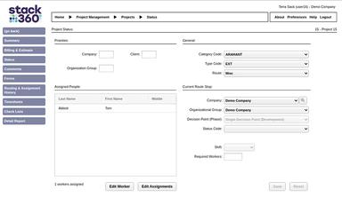 Stack360 Project Status